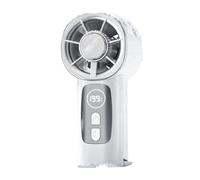 Générique Portable Car Fan - 199 Speed Ventilator, LED Display with USB Charging, Clip Hook with Easy Mount, Handheld Fan for Travel Camping, Car Fans for Beach Outdoor Dorm Home