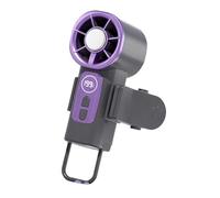 Générique Portable Car Fan - 199 Speed Ventilator, LED Display with USB Charging, Clip Hook with Easy Mount, Handheld Fan for Travel Camping, Car Fans for Beach Outdoor Dorm Home