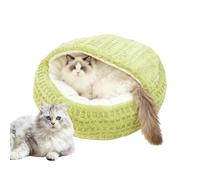 Générique Portable Cat Bed - Lightweight Cat House, 15.75 inches Puppy Bed for Pets Rest Area, Soft Plush Comfort Pets Cave, Pet House, Feline Beds for Small Pet Indoor Shelter