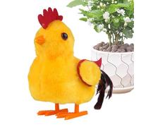 Générique Portable Chicken Toy, Electronic Walking Chirping Plush Toy, 9.84x3.54x6.1 inches Heavy Duty Educational Learning Plushed Doll for Boys, Girls, Children, Kids and Toddler