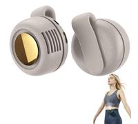 Générique Portable clip-on fan; clothes clip fan; 3 wind speeds; 5-hour battery life; USB-C fast charging. Suitable for walking, traveling, office work, etc. (Cendre)