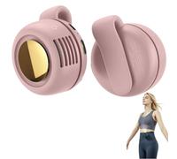 Générique Portable clip-on fan; clothes clip fan; 3 wind speeds; 5-hour battery life; USB-C fast charging. Suitable for walking, traveling, office work, etc. (rose)