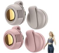 Générique Portable clip-on fan; clothes clip fan; 3 wind speeds; 5-hour battery life; USB-C fast charging. Suitable for walking, traveling, office work, etc. (Rose et gris)