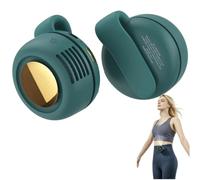 Générique Portable clip-on fan; clothes clip fan; 3 wind speeds; 5-hour battery life; USB-C fast charging. Suitable for walking, traveling, office work, etc. (vert)