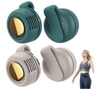 Générique Portable clip-on fan; clothes clip fan; 3 wind speeds; 5-hour battery life; USB-C fast charging. Suitable for walking, traveling, office work, etc. (Vert et gris)
