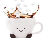 Générique Portable Coffee Mugs - Cute Ceramic Mug | Cloud Tea Mug for Kitchen Table Decor, Beverage Drinkware for Morning Routine, Hydration Accessory Drinking Mugs, Drinkware Cup with Wide Mouth