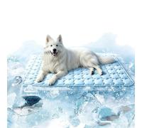 Générique Portable Cooling Pad, Refreshing Pet Mat, Summer Lounger | Soft Breathable Surfaces, Dog Sleeping Cushion, Relaxation Bed with Easy Care Design, Travel Needs for Yard Crate Outside