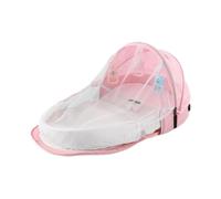Générique Portable Crib Washable Cot with Net and Awning
