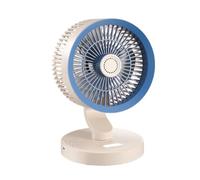 Générique Portable Desk Fan - Wall Mount Cooler, Rechargeable Remote Fan, Quiet Personal Blower | Reliable Cooling Accessory For Home Living Room Office School Dorm Camping Travel Summer Fishing
