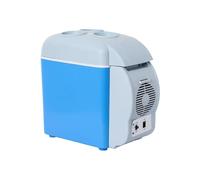 Générique Portable Electric Cooler - 12V 24V Vehicle Refrigerator, Mobile Cooling Box, Compact Travel Food Beverage Storage Unit | Compact Refrigeration Unit,for Home Bedroom Workplace Dorm Outdoor