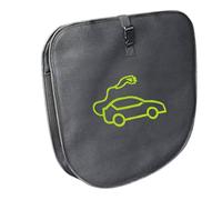 Générique Portable EV Charger Bag, Jumper Cable Hanging Organizer Bag, Electric Vehicle Charger Bag, Household Cable Organizer Bag, Snap Design Suspension Bag, EV Charger Storage Bag, Cable Organizer