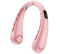 Générique Portable Fan - ABS Metal 5 Speed USB Rechargeable Neck Fan