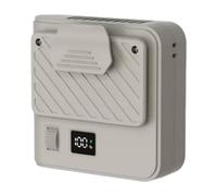 Générique Portable Fan - Stay Cool Anywhere Instantly, Rechargeable Personal Design Lightweight, USB Recharge + Adjustable Speed, Premium Material, For Summer Camping, Hiking, Sports, Gym, Gardening,