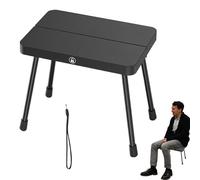 Générique Portable Folding Chair, Aluminum Stool, 11.42x7.87x9.84 inches Compact, Bench Seat for Travel, Beach, Fishing, Picnic, Gardening Porch, Poolside, Hiking, Camping, Watching Games
