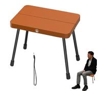 Générique Portable Folding Chair, Outdoor Lightweight Seat, Aluminum Alloy Stool, Compact Small Bench, 11.42x7.87x9.84 inches, Ideal for Travel, Fishing, Beach, Picnic, Games, Classroom