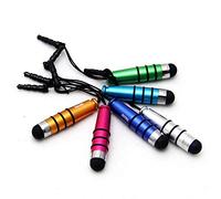 Générique Portable Générique Mini Stylet Tactile Capacitif avec Bouchon Anti-Poussière 2 Stylet Noir + 1 Stylet Argent Nouveau Publié et Populaire Pratique et Mode