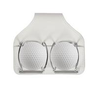 Générique Portable Golf Pouch, Organizer Dispenser Removable Clip, 6 inches Durable Ball Sack with Zipper Closure, Golf Accessory for Women Men Travel Tournament Range Practice Golfing