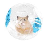 Générique Portable Hamster Ball, Active Small Pet Runner, with 16cm Exercise Sphere with Airflow Design Feature, Lightweight Rolling Animal Toy, Pet Accessory with, Supplies for Cage-Floor
