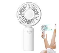Générique Portable Handheld Fan - Quiet 3 Speed Adjustable USB Rechargeable | Personal Hand Held Fan,for Indoor Outdoor Home Office School Travel Commuting Walking Hiking