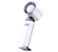 Générique Portable Handheld Fan - Rechargeable Portable Fan Handheld - High Speed Blower, Quiet Cooling Device, USB Desktop Blower With Digital Display, 100 Speeds Adjustable For Camping, Hiking