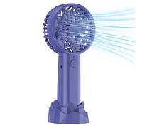 Générique Portable Handheld, USB Powerful Adjustable Personal Cooling, Lightweight and Rechargeable Mini for Daily Commuting, Car, Travel, Beach, Camping, Indoor Use, Classroom, Office