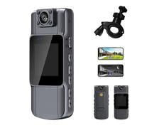 Générique Portable HD Action Camera, 1080p/2K/4K Mini Wearable Action Cameras, Night Vision Actions Cameras, Video Camera Recorder, for Travel, VLOG, for No Card/64G/128G Optional (C 2K,No Card)