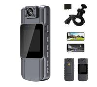 Générique Portable HD Action Camera, 1080p/2K/4K Mini Wearable Action Cameras, Night Vision Actions Cameras, Video Camera Recorder, for Travel, VLOG, for No Card/64G/128G Optional (C 2K,64G)