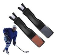 Générique Portable Hockey Skate Sharpener, 2X Skate Stone Set, 5.71x1.1 inches Blade Sharpening Tool with Sturdy Build, Figure Skating Accessory, Speed Skates Grinder for Women, Men, and Kids
