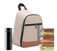 Générique Portable Lunch Box, Reusable Food Case, Large Storage Container, Multi Pocket Meal Organizer with Secure Lid Closure Leak Resistant Design for Adults Kids Women Men Work Travel Picnic Use