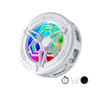Générique Portable Magnetic Phone Fan Cooler - USB Powered Low Noise Cooling Accessory, Device Temperature Control | For Streaming Charging Travel Office Home Outdoor Use, Mobile Cooler, Phone Fan