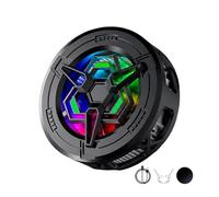Générique Portable Magnetic Phone Fan Cooler - USB Powered Low Noise Cooling Accessory, Device Temperature Control | For Streaming Charging Travel Office Home Outdoor Use, Mobile Cooler, Phone Fan