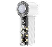 Générique Portable Mini Fan - Quiet 199-Speed Rechargeable Handheld Cooling Fan, Travel Accessory for Home, Office, Outdoor, Indoor, Camping, Hiking, Beach, Picnic, and Summer Adventures