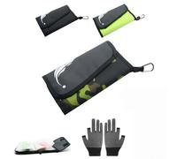 Générique Portable Multi-Layer Fishing Bait Organizer,Waterproof Soft Lure Storage Bag for Hooks,Sinkers & Rigs (Camouflage)