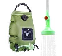 Générique Portable Outdoor Shower | 5 Gallon 20L Removable Solar Bath Tool with Shower Head and Hose | ShowerBag,for Indoor Home Cabin Field Glamping Backyard Balcony Deck Park