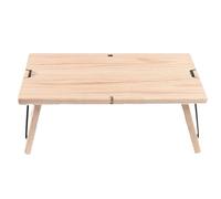 Générique Portable Outdoor Table, Foldable Camping Table, Lightweight Wooden Part, Compact Oak Design, Easy Carry Handle, Ideal for BBQ, Travel, Picnic, Beach Use, Imported Oak Material