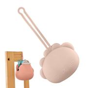 Générique Portable Pacifier Organizer Box, Animal Shape Silicone Holder, Nipple Case with Lanyard, Pacifier Storage Bag, Travel-Friendly, Perfect for Daily Outings, Walks, Long Trips, Camping