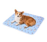 Générique Portable Pet Cooling Pad, Breathable Dog Cooling Mat, Summer Kennel Bed for Hot Weather, Outdoor Travel Blanket for Park, Beach, Picnic, and Pet Supplies, Blue, 1 Piece