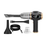 Générique Portable sans Fil - Nettoyer Rechargeable sans Fil, Bouton d'air léger, Outil d'aspiration Compact | Accessoires Automobiles pour Le dortoir des Cheveux pour Animaux