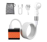 Générique Portable Shower for Camping - Camping Showers, Rechargeable Waterproof Shower Pump with 3 Spray Modes, Outdoor Travel Wash System for Hiking Tent Toilet Bathroom RV Car Garden Use