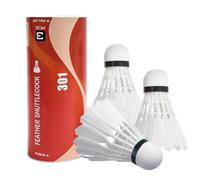 Générique Portable Shuttlecock, Badminton Ball Set, 3 Pieces Stable