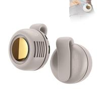 Générique Portable Silent Mini Bladeless Electric Fan Clip on Fans,2025 New 3-Speed Clip On Mini Fan for Shirt Waist Neck, For Office, Travel,Outdoor, Workout (Gray)