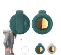 Générique Portable Silent Mini Bladeless Electric Fan, Mini Bladeless Fan, Hand Held Fan, Clip On Waist & Neck Fan, Cooling-Fan With 3-Speeds, For Outdoor/Travel/Office/Sports (Green)