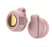 Générique Portable Silent Mini Bladeless Electric Fan, Mini Fan, Portable Cooling-Fan with 3-speeds, Rechargeable Fan for Outdoor/Travel/Office/Sports (Rose)