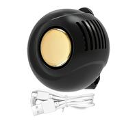 Générique Portable Silent Mini Bladeless Electric Fan, Wearable Cooler, 2.6x2.7x2.8 Inch Personal Device, Rechargeable Fan, Silent Design, Cooling Tool for Travel and Outdoor