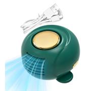 Générique Portable Silent Mini Bladeless Electric Fan, Wearable Cooler, 2.6x2.7x2.8 Inch Personal Device, Rechargeable Fan, Silent Design, Cooling Tool for Travel and Outdoor