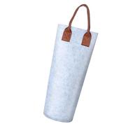 Générique Portable Single Bottle Wine Bag | Felt Thermal Holder for Wine and Champagne | Ideal for Travel, Parties, Picnics, and Weddings with Stylish Design for Easy Carrying