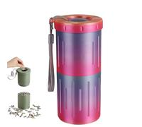 Générique Portable Sunflower Seed Spit Cup with Shell Storage, 2026 New Sunflower Seed Cups to Spit in, Portable Pistachios Snack Nut Bowl Cup, for Car, Trip, Outdoor (Color)