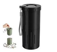 Générique Portable Sunflower Seed Spit Cup with Shell Storage, 2026 New Sunflower Seed Cups to Spit in, Portable Pistachios Snack Nut Bowl Cup, for Car, Trip, Outdoor (Black)