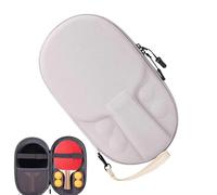 Générique Portable Table Tennis Paddle Case, Hard Shell Tennis Pouch with Oxford Cloth and EVA 260g Protection, Wear-Resistant Paddle Bag for Kids Adults Indoor Outdoor Sports Training School Stadium