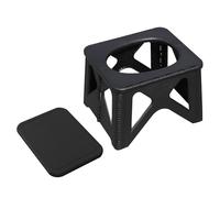 Générique Portable Toilet Seat, Folding Camping Stool, Adult Potty Chair, Lightweight Outdoor Gear Bench, Compact Travel Accessory for Road Trip, Hiking, Beach, Car, Tent Use, Black/Green